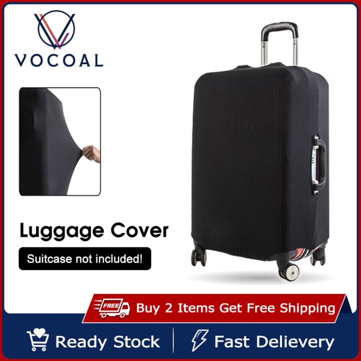 Vocoal Luggage Cover Dusk Proof Luggage Cover 20 inch Luggage Cover Elastic Suitcase Protector for Travel