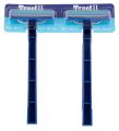 Treet II Skin Mate Twin Blade Disposable Razor With Lubra Strip Card of 24. 