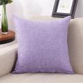 Home Cotton And Linen Cushion Cover 40x40 Solid Color Yellow Gray Blue Green White Home Decorative Anti-Dirty Pillows Case Sofa. 
