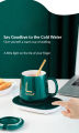 Portable Cup Warmer Set Heat Heating Cup Pad Ceramics Mug Thermostatic Coaster 55℃ Mug Mat Office Tea Coffee Milk. 