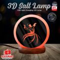 SUFI 3D Acrylic Sheet Printed 7 Colors Changing USB Himalayan Salt Lamp for Home Decoration | Alice Mart. 