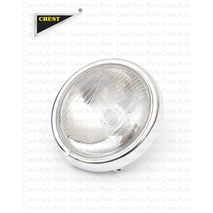 HEAD LIGHT WITHOUT CASE C70 / CD70 ROUND PRIME QUALITY (BOX PACK) 82 TILL 85
