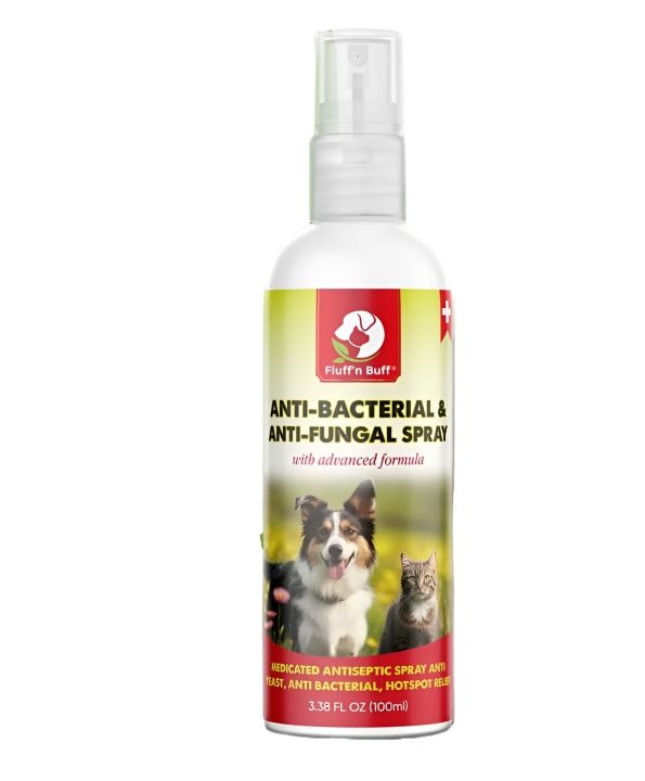 Fluff 'n Buff Anti-Bacterial & Anti - Fungal Spray With Advanced Formula - 100 ML