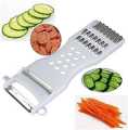 5 In 1 Cucumber Carrot Potato Slicer Peeler Grater Fruit Vegetable Cutter. 