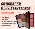 Carla Secret 12-Color Palette - High-Quality Contour & Concealer Blush Set, Creamy Texture, Makeup Palette. 