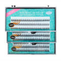 120 Bundles/Box Natural Fan Eyelashes High Quality Fish Tail Silk False Eye Lashes C Curl Dovetail Fly Eyelash Extension Makeup. 