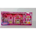 Frozen baby villa set doll house toy for girls Pink Doll House with Complete Set, Kids Play set for girls, Toys For Children, Kids Home onesta goods DD20. 