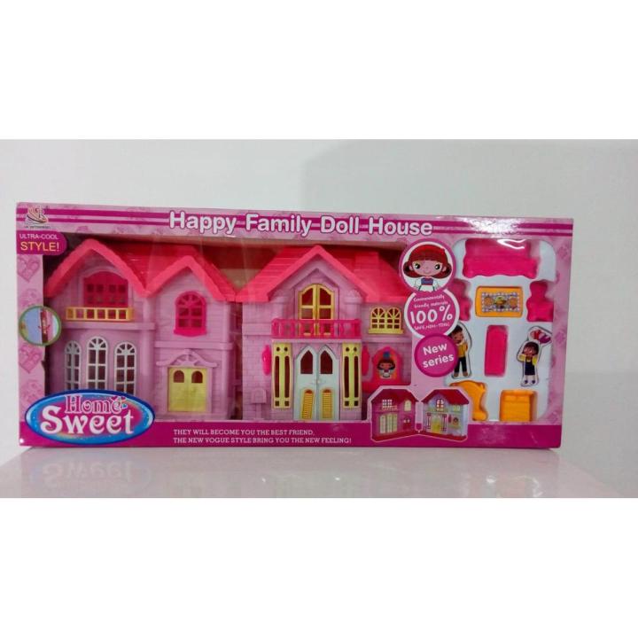 Frozen baby villa set doll house toy for girls Pink Doll House with Complete Set, Kids Play set for girls, Toys For Children, Kids Home onesta goods DD20
