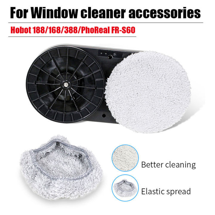 For Hobot 188 198 388 DBOT W120 Window Cleaner Puruikai Cleaning Cloth PhoReal Windows Cleaning Robot Mop Rag Vacuum Accessories