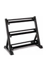 Dumbbell Rack 3 Step, 660 LBS Load-Bearing Heavy Duty Steel Dumbbell Stand Quick Assembly for Home Gym, Black. 