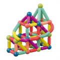 DIY Magnetics Sticks Blocks, Montessori Toys. 