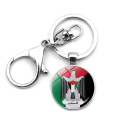 12PCS Palestine Flag Key Chain Key Ring for Women Men Jewelry Gift. 