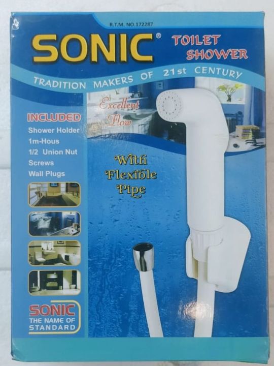 Sonic Muslim Shower Soft Back Push Full Set High Quality