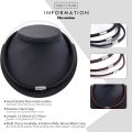Thin Brown Black Braided Cord Rope Man Made Leather Necklace for Men Chocker Silver Color Stainless Steel Clasp 4/6/8mm LUNM09. 