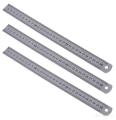 Stainless steel scale/ RULER 1 foot PACK OF 3. 