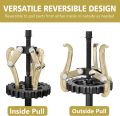Heavy Duty 3 Jaw Gear Puller Remover Jaw Bearing Puller Wheel Puller Extractor, All Sizes Available(3", 4", 6", 8", 10', 12'). 