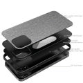 Casinglee For Honor X7 Linen Phone Case Hard Cloth Back Cover With Soft Frame Anti-knock Cases For Honor X7. 