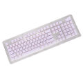PBT Keycaps, Double Layer Keycaps 2 Color for 104 Key Keyboard. 