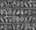 24 Hands Arabic Bridal Mehndi Set Henna Mehndi Arabic Mehandi Stencils Stickers Pattern -01. 