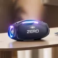 Zero® Thunder Pro Speaker | 120W Loud & Powerful Portable Speaker , Wireless Speaker with Deep Bass, RGB Light Speaker , 8 Hours Playtime | Multi-Input Connectivity ( AUX, USB, TF Card) | Party Speaker , Outdoor & Home Speaker. 