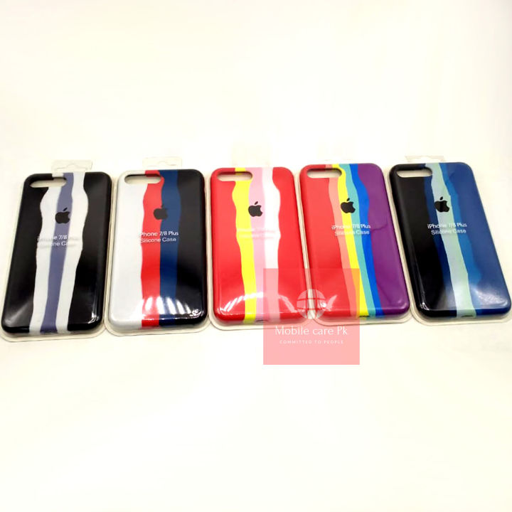Apple%20iPhone%207%20Plus%20Back%20Cover%20%7C%20Apple%20iPhone%208%20Plus%20Back%20Cover%20Multicolour%20Soft%20Rainbow%20Style%20Silicone%20Case%20For%20iPhone%207%20Plus%20-%20Image%204
