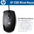 HP USB Wired Mouse X500 Optical Sensor Best Original Product. 