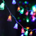 Multi Color Bell Fairy  Light 20 Bell Plug In For  | Birthday, Anniversary, Baby Shower, Indoor & Outdoor Decor |. 
