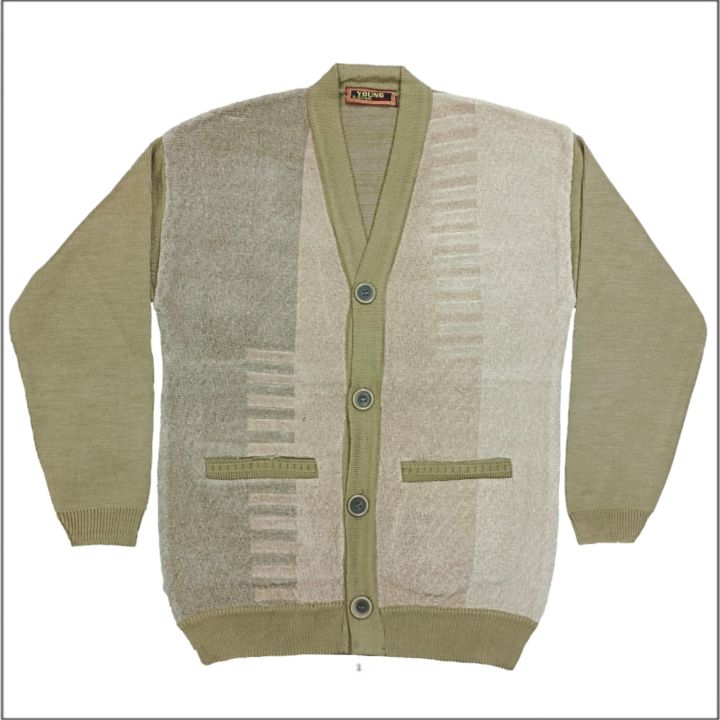 Full Sleeves Open Velvet Sweater For Men's / Men's Winter Jersey / Men's Winter Collection