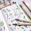 Panda Online 3PCS Double Head Tips Brush Twin Marker Pen Soft Tip Water Based Ink Blendable Vintage Color DIY Diary Journal INS Pens. 