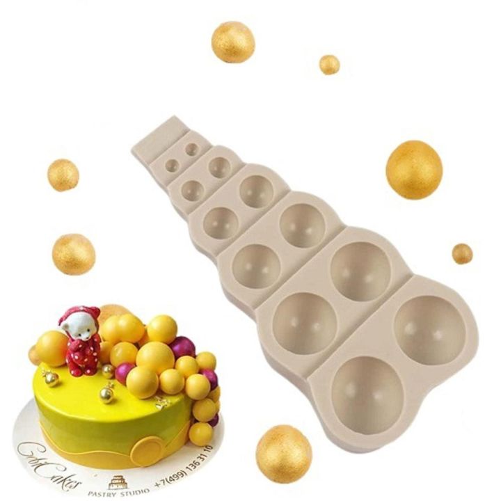 Balls Silicone Fondant And Chocolate Mold 12 Cavity