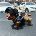 Universal Car Interior Decoration Pubg Bull Dog With Cloths and Welding Hat Hanging Car PittBull 1 Pc. 