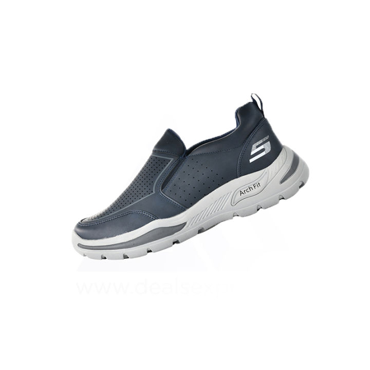 SKECHERS SHOES FOR MENS | BLUE COLOR | Arch Fit Skechers | Gents Skechers Soft Comfortable For Walking, Jogging, Running, Gym etc | Fully Comfortable Skechers | Skechers Shoes for Men | Sneaker Shoes Without Laces | Best Quality Outdoor Shoes for Boys
