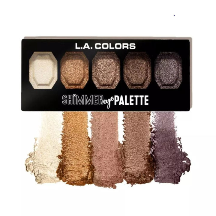 L.A. COLORS SHIMMER EYE PALETTE - Sparkle and ShineColor: Sparkle and Shine - Beauty by Daraz