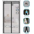 Self Close Magic Mesh Screen Curtain - Anti Mosquito keeps Bugs Out Handsfree Heavy Duty Magnetic Screen Door - 90cm x 210cm. 