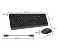 A4Tech Wireless Keyboard & Silent Click Mouse ( FG1012S ). 