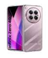 Infinix Zero 40 Back Cover Soft Dust Plug Transparent TPU Camera Protection Shockproof Phone Case For Infinix Zero 40. 
