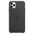 Apple iphone 11 pro max silicone case - black. 