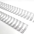Box of 100 (pcs) Twin Loop Wire Binding (Ibiwire) A4 14mm White (90 Sheets) – 34 Loops, Durable and Professional Document Binding for A4 Papers. 