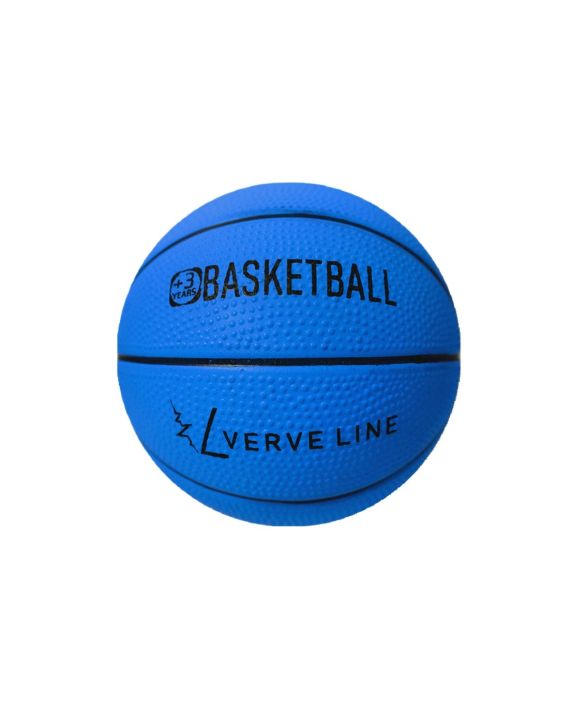 VERVELINE Foam Kids Sports Ball | Kids Mini Foam Basketball | Soft Mini Ball | Indoor + Outdoor Balls of Basket for Kids | Fun Toy Basketball for Practice + Games | Youth Sports Ball | Blue, Lime Yellow, Orange, Red