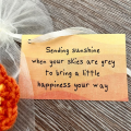 1 Piece Sending Sunshine Gift-Thinking of You Present Friendship Gift Happiness Sympathy Gift Baskets Feel Better Gifts for Women the Little Sun 5.8cm. 