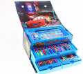 Multi Colour 54 Pieces Kids Art Artist Set in a Box with Drawers Pens Pencils Crayons Paints. 