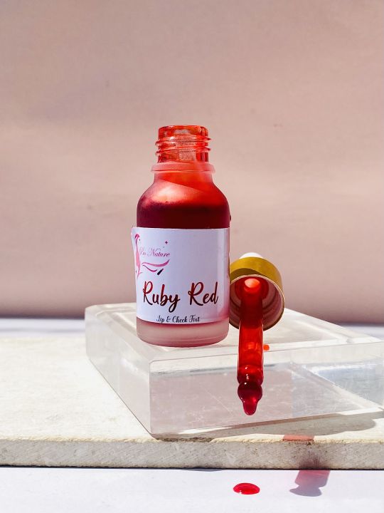 Pro Nature Lip and Cheek tint | tinted Lips | Stainless | Ruby Red | Rose Pink | Pretty Peach | Mulberry Magic | Organic | 15 mL
