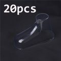 20Pcs 9cm Clear Plastic Baby Feet Display Baby Booties Shoes Socks Showcase Feet Display Half Boots Shoes Transparent PVC. 