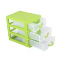 3 Layer Mini Drawer For Storage Set Desk Home Space Saving Jewelry Makeup Box Saver For Kids Miscellaneous Items Plastic 5x4x3 inches. 