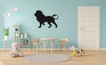 Black Dumbo Lion Vinyl Animal Cute Wall Stickers for Kids Room. 