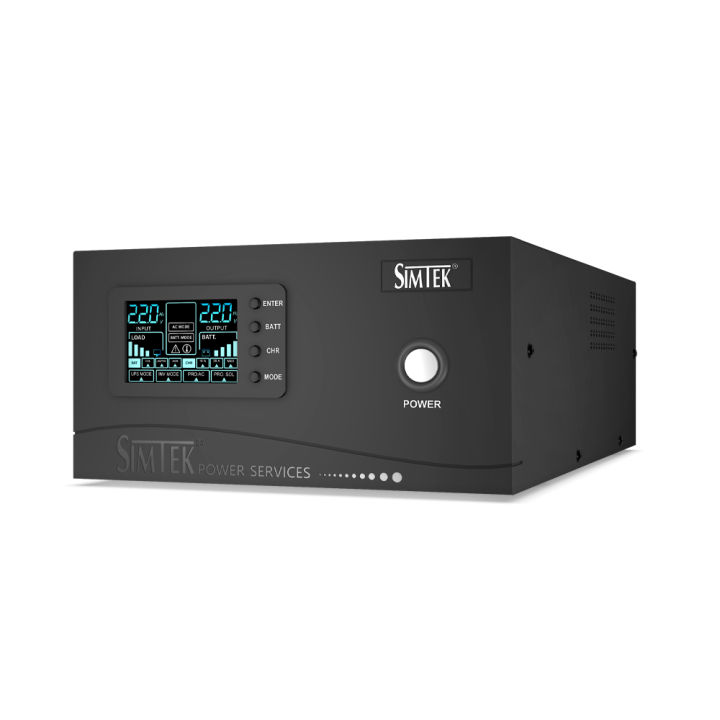 Simtek Pure Sine Wave UPS/Inverter 6 Fans & 6 Lights 1500VA - 800watts 12v DC - 1 Year Warranty