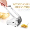 Stainless Steel Potato French Fries Cutter Maker Machine for Kitchen Potato Chips Slicer - chips cutter machine - fries cutter machine - potato chips machine - finger chips machine -  finger fries chips maker machine. 