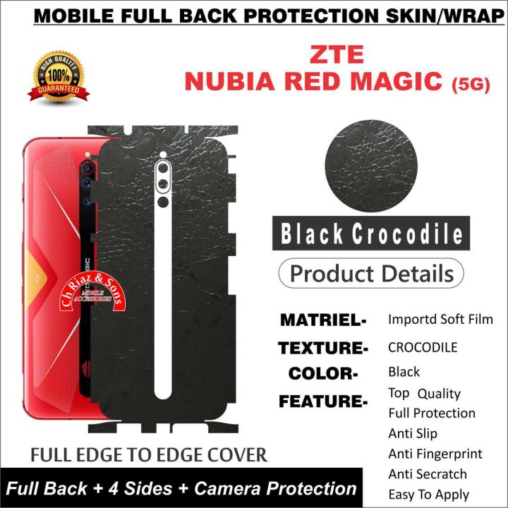ZTE NUBIA RED MAGIC 5G FULL BACK 360 premium Protection Skin