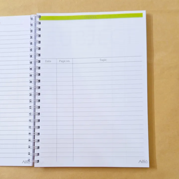 Customized%20A4%20Student%20Notebook%20with%20Numbered%20Pages%20-%20Aurea%20Books%20Premium%20Quality%20Customized%20Covers%20Numbered%20Pages%20Notebook%20-%20Image%205