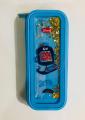 Qitong Hard Pencil Case / Pencil Pouch Cool For School pencil case aquarium 1 compartment with organizer blue. 